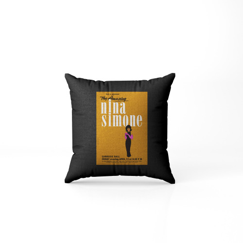 1963 Nina Simone Concert Pillow Case Cover