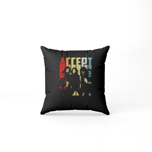 Accept Band Retro Vintage Pillow Case Cover