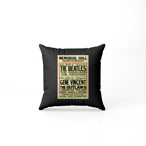 Beatles Reproduction Concert Pillow Case Cover