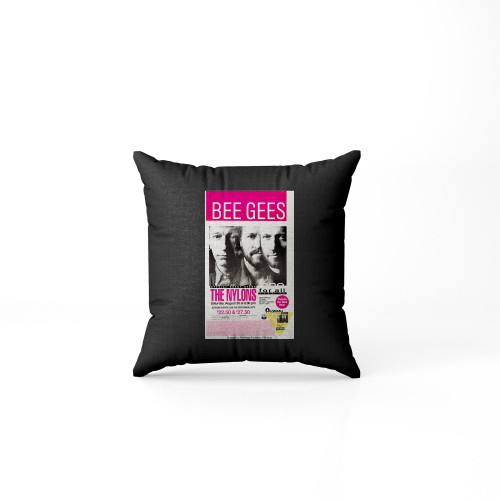 Bee Gees Signed Concert 1989 Pillow Case Cover