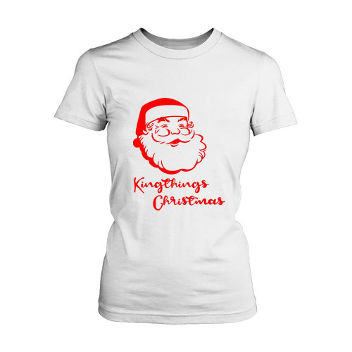 Santa Kingthings Christmas Women's T-Shirt Tee