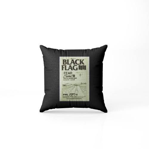 Black Flag Concert 3 Pillow Case Cover