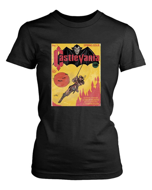 Castle Vania Dc Comic Women's T-Shirt Tee
