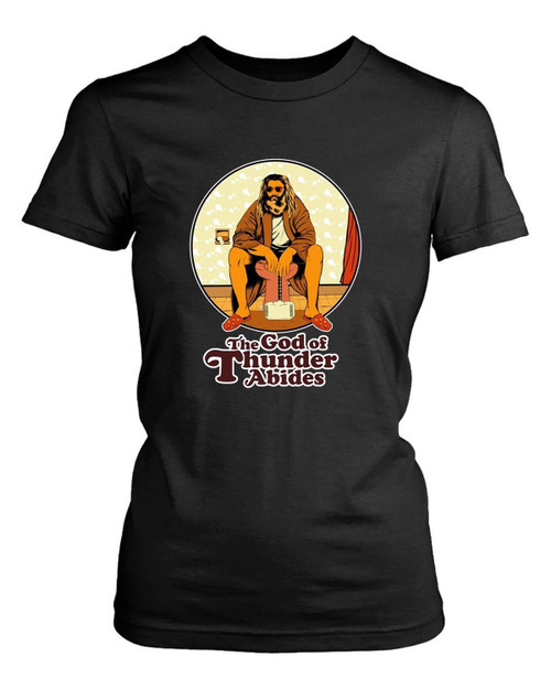 The God Of Thunder Abides Women's T-Shirt Tee