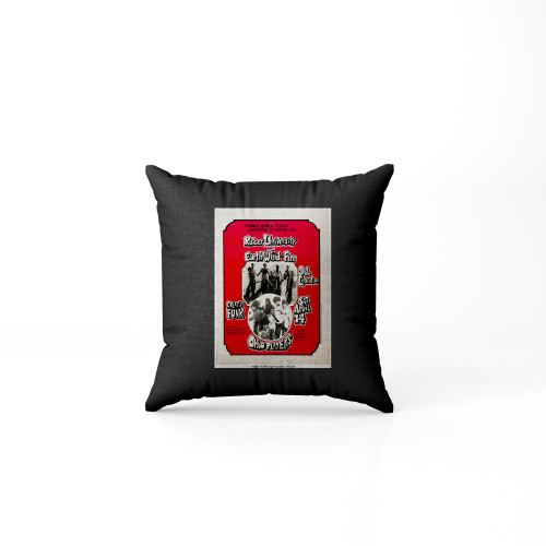 Earth Wind And Fire Ohio Players 1973 Rutgers University Concert Pillow Case Cover