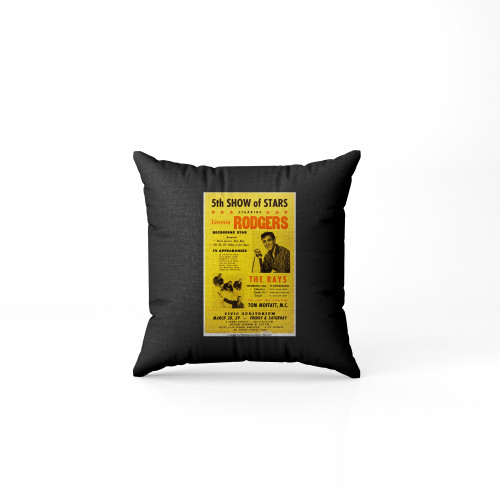 Jimmie Rodgers Civic Auditorium Concert Pillow Case Cover