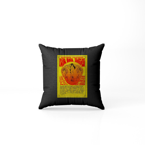 Northern California Folk Rock Festival 1968 Pillow Case Cover