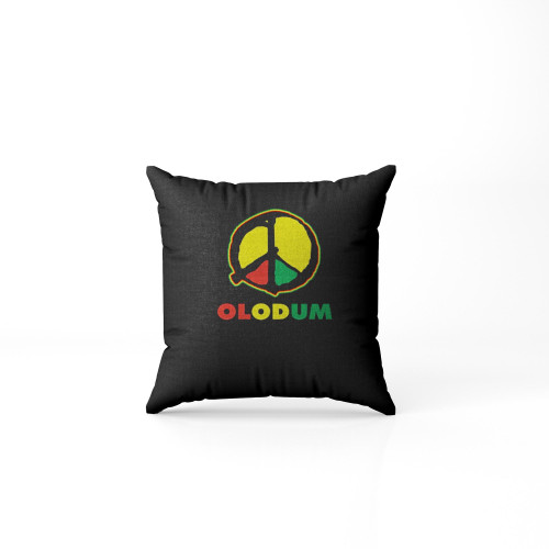 Olodum Brazilian Music Festival Peace Logo Symbo Pillow Case Cover