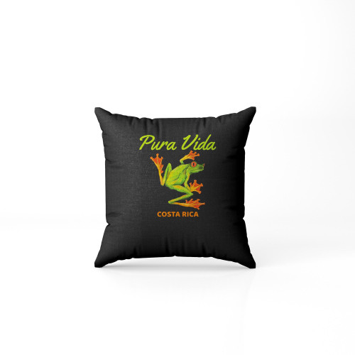 Pura Vida Frog Costa Rica Beach Vibes Pillow Case Cover