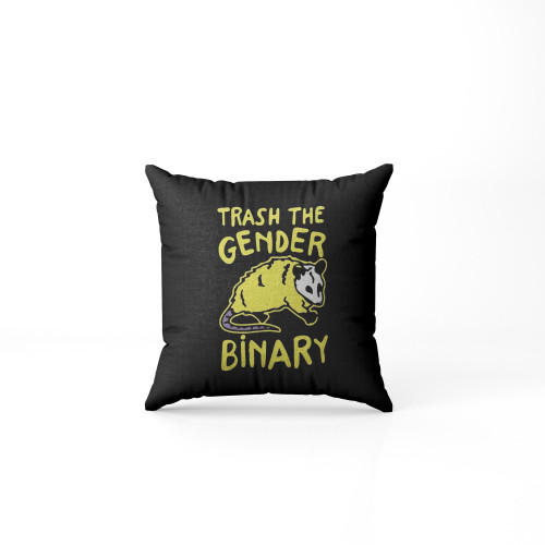 Raccoon Trash The Gender Binary Pillow Case Cover