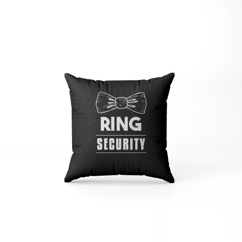 Ring Security Funny Tuxedo Ring Bearer Wedding Pillow Case Cover