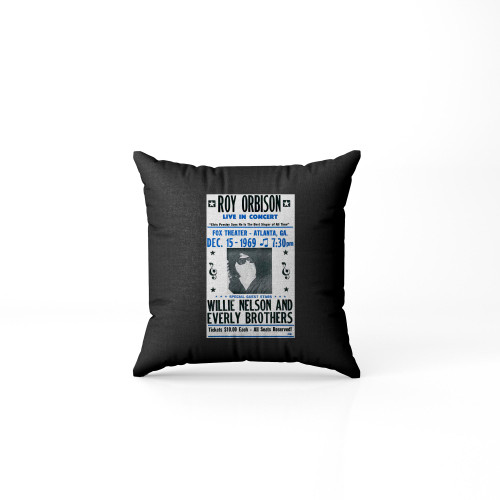 Roy Orbison With Willie Nelson And The Everly Brothers Pillow Case Cover