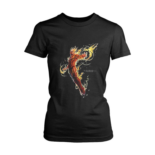 Human Torch Women's T-Shirt Tee