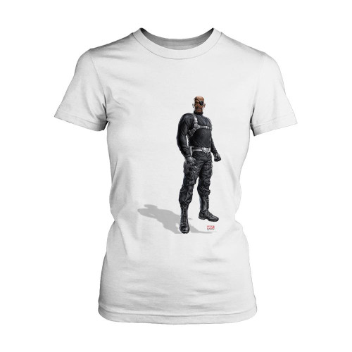 Nick Fury Marvel Avenger Women's T-Shirt Tee