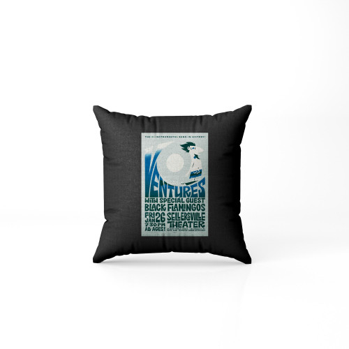 The Ventures & Black Flamingos Sellersville 2018 Pillow Case Cover