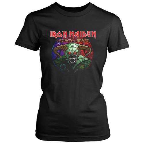 Iron Maiden Legacy Of The Beast Logo Women's T-Shirt Tee