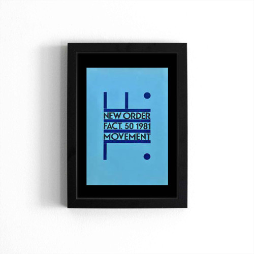 1981 Factory Records Uk 'movement' Promotional Poster