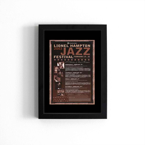 36th Annual Lionel Hampton Jazz Festival Poster