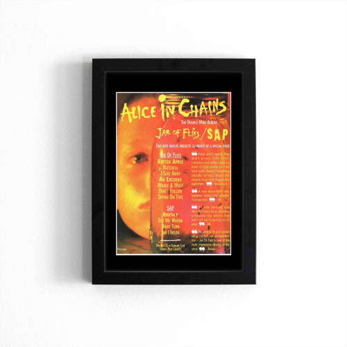 Alice In Chains Jar Of Flies & Sap Poster