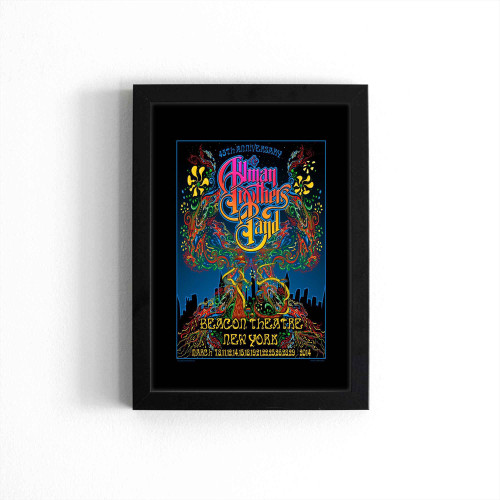 Allman Brothers Band Re Print Vintage Concert Poster