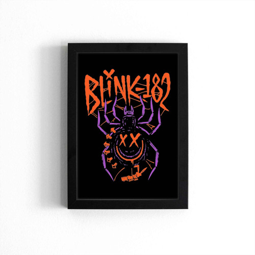 Blink Spider 182 Halloween Vintage Retro Poster