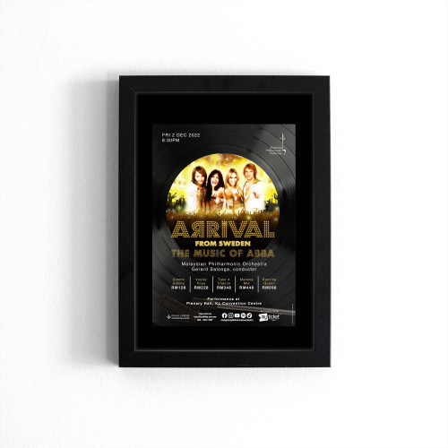 Book The Music Of Abba Concert Poster