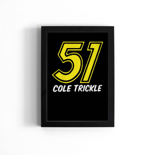 Cole Trickle 51 Racing Car Mello Yello Poster