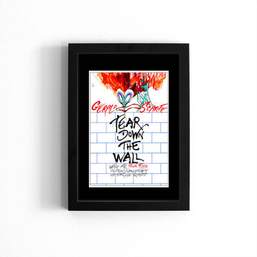 East German Pink Floyd The Wall Exhibition Poster