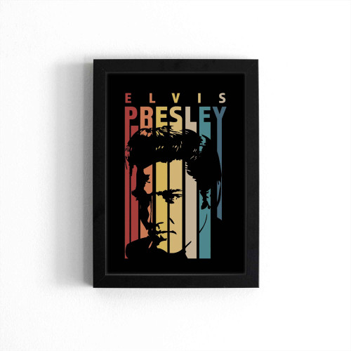 Elvis Presley Retro Vintage Poster