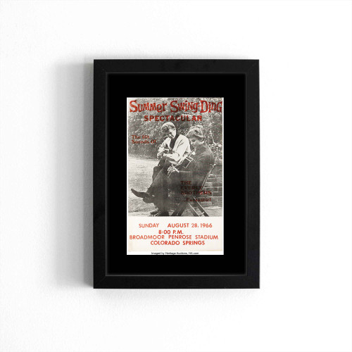 Everly Brothers Summer Swing Ding Spectacular Concert Poster Everly Brothers Summer Swing Ding Spectacular Concert Poster