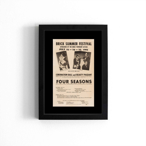 Four Seasons Brick Summer Festival Concert Poster