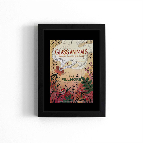 Glass Animals Concert 2015 Poster