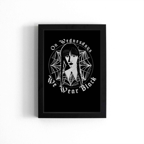 Goth Wednesday Addams Poster
