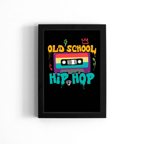 Graffiti Old School Hip Hop 80s 90s Audio Cassette Tape Poster