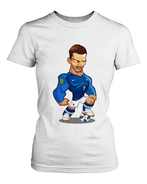 Antoine Griezmann Cartoon Women's T-Shirt Tee