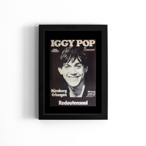 Iggy Pop 1978 German Tour Poster