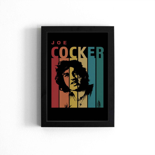 Joe Cocker Retro Vintage Poster