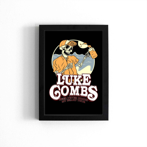 Luke Comb Beer Never Broke My Heart Tour Poster