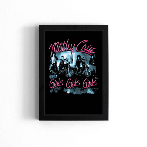 Motley Crue Girls Girls Girls 12 Poster