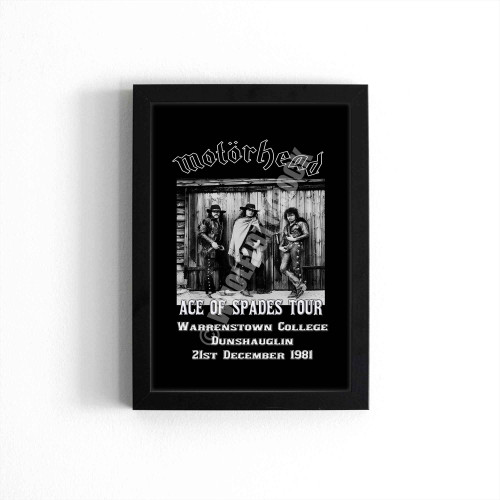 Motorhead Vintage Concert Poster