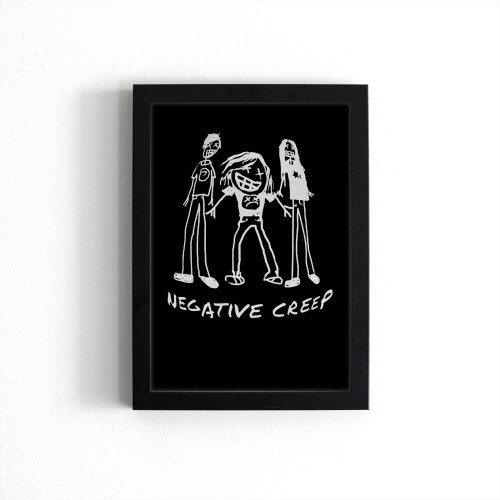 Negative Creep Kurt Cobain Inspired Poster