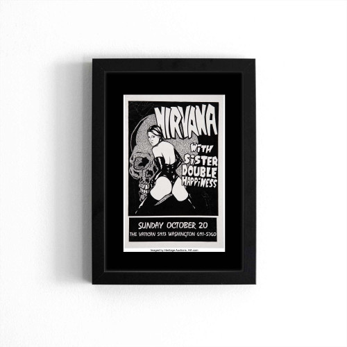 Nirvana Sister Double Happiness Concert Poster