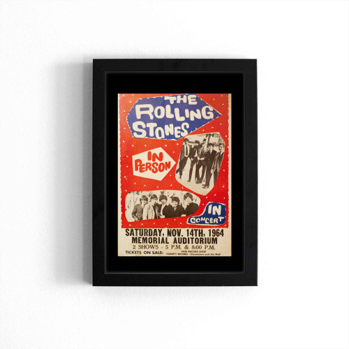 Original 1964 Rolling Stones Poster Original 1964 Rolling Stones Poster