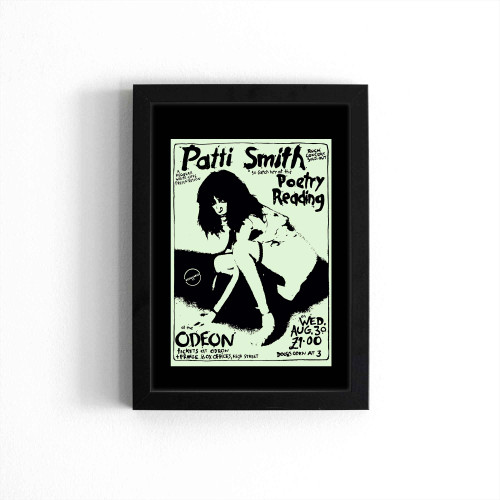 Patti Smith Poetry Reading Poster