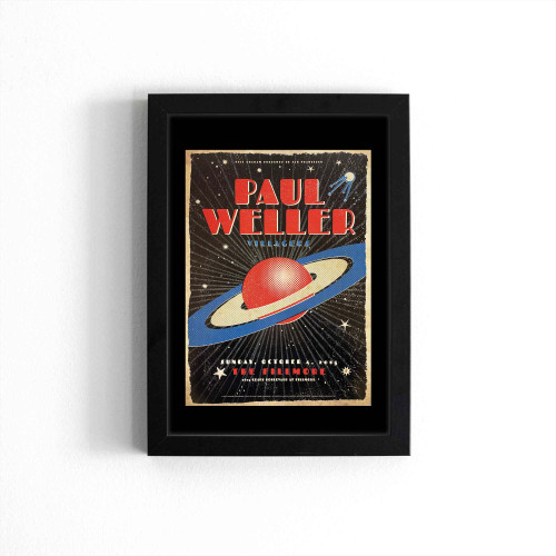 Paul Weller Concert Poster