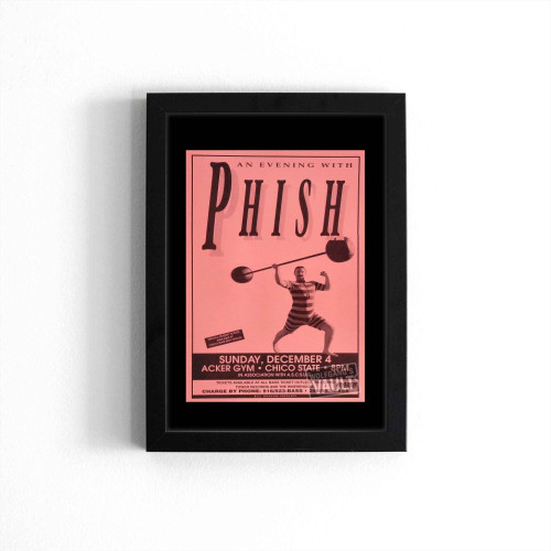Phish Vintage Concert From Acker Poster