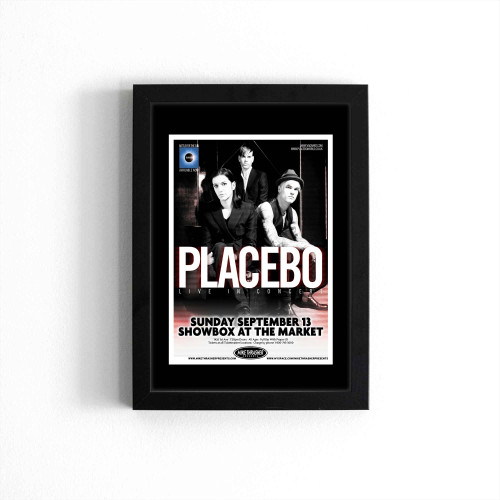 Placebo 2009 Concert Tour For Seattle Or Portland You Choose The City! Poster