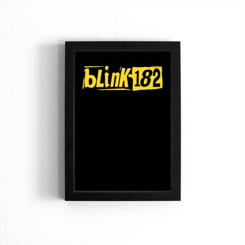 Punk Blink-182 Smiley Logo Poster