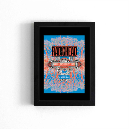 Radiohead 2012 Austin Repro Tour Poster