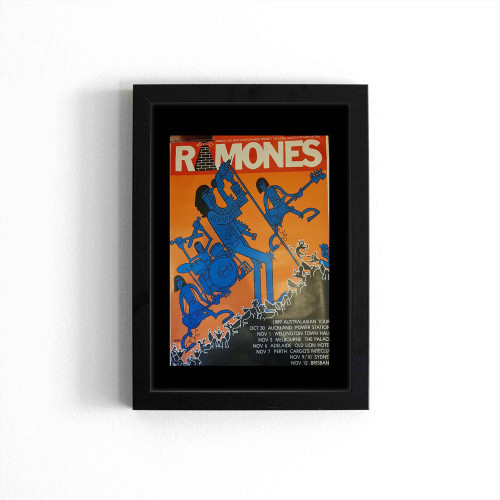 Ramones 1989 Australasian Tour Poster